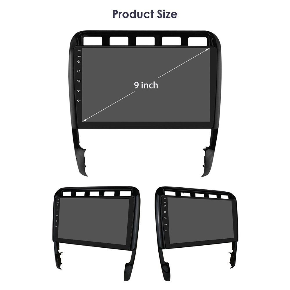 9 Inch Wifi+4G OLED Android 12 car dvd Player for Porsche Cayenne 2002 2010 with radio CarPlay Android Auto car stereo with GPS