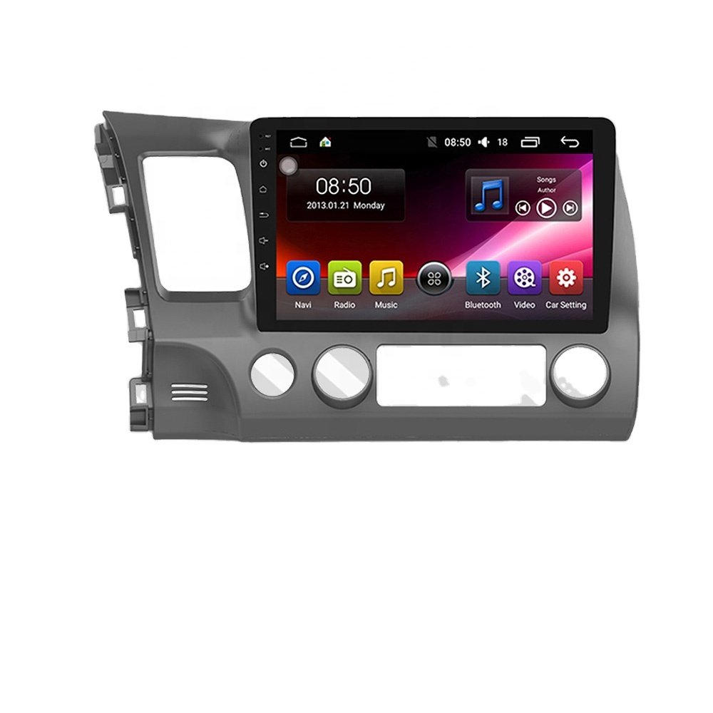 Supplier Hot Android 10.0 Car Stereo 6G+128G GPS Navigation Multimedia Video Head Unit RDS for Honda Civic 2004-2011 Car dvd Player