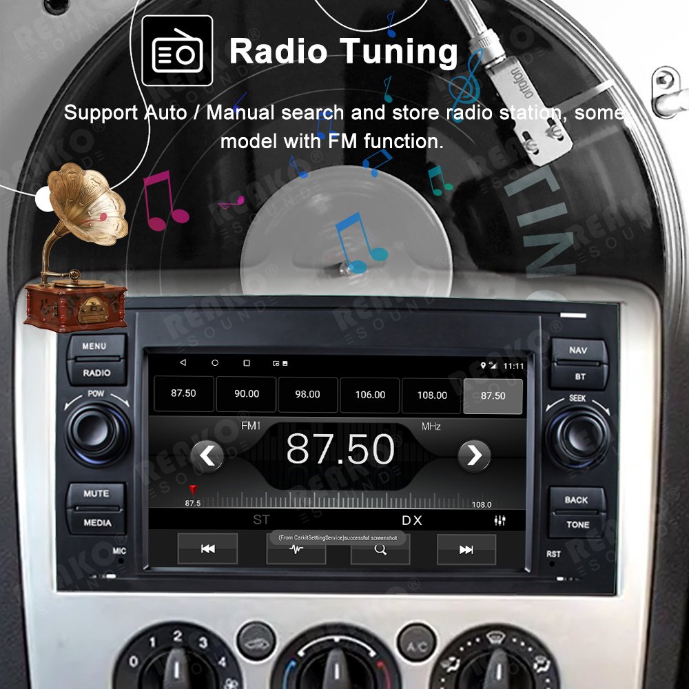 Android Car Radio For Ford/Connect/Fiesta/Transit/Focus 7 inch Autoradio Stereo GPS GPS FM EQ Wifi Car DVD Player