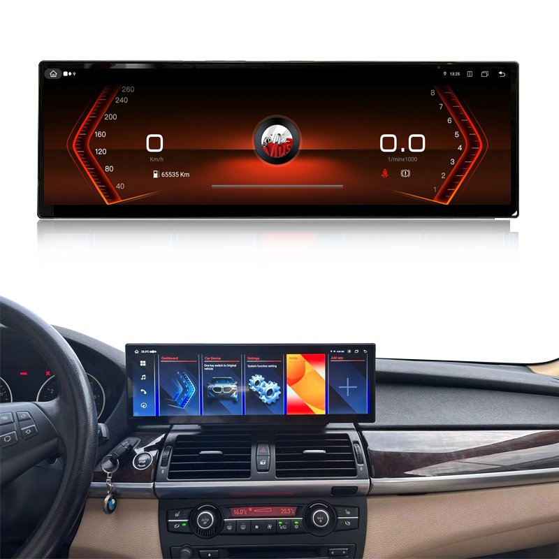 Car Accessories No Car DVD Player 14.9" Touch Screen GPS Navigation Carplay Audio Stereo WIFI Android For BMW X5 E70 X6 E71