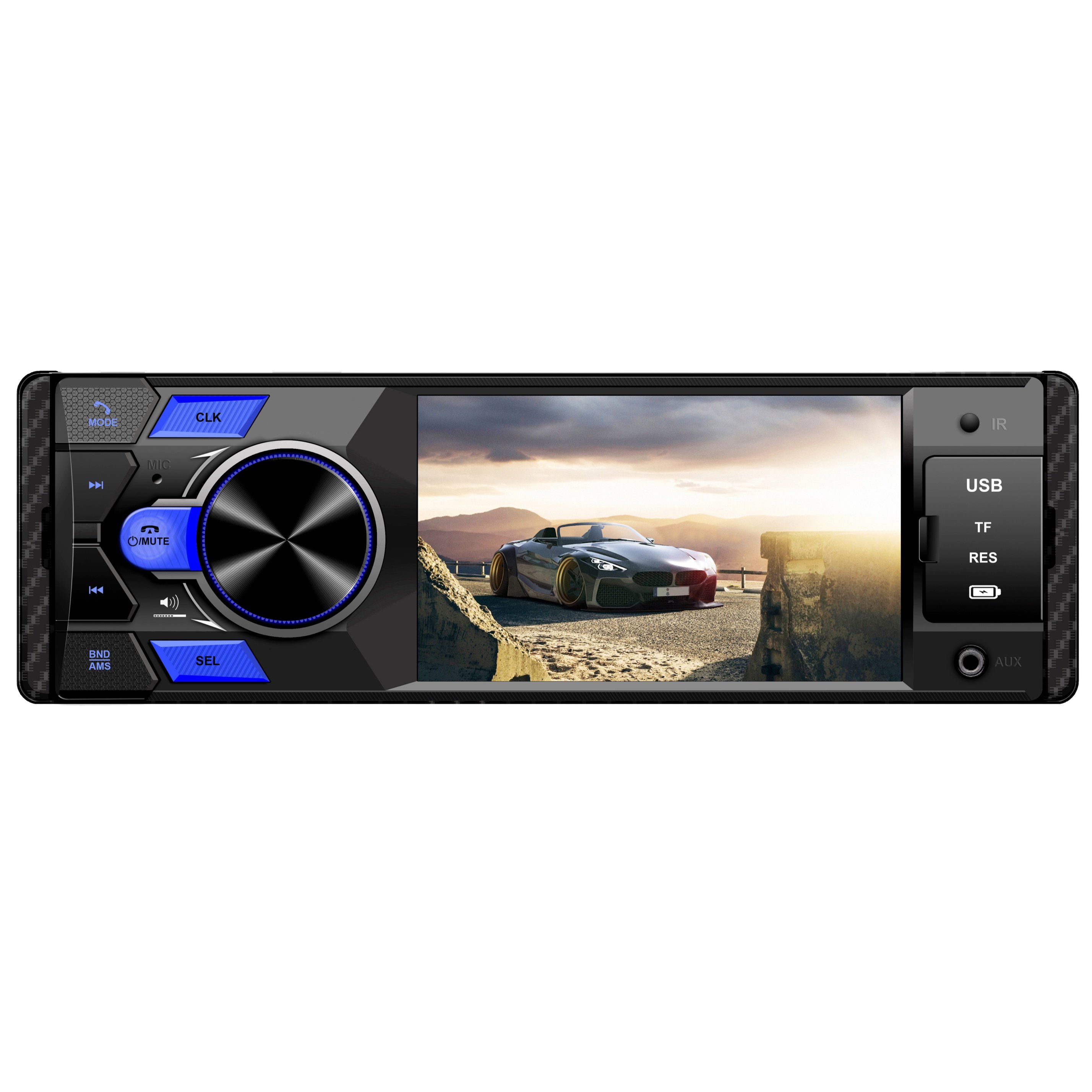 2.1a Quick Recharging Car Mp3 Player With Bt And Lcd Display Car Mp3 Player