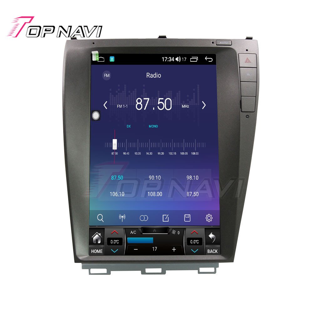 Wireless Android Auto 10.0 Carplay player for Lexus ES250/ES330/ES350/ES300 2009 2010 2011 2012 GPS Full touch vertical screen