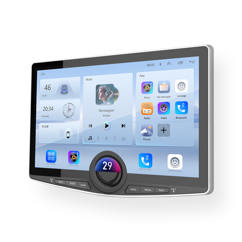 8581 8 Core Carplay Digital Signal Processor RDS 2K 11.88 Inch QLED Large Screen 2 DIN GPS Bluetooth Touch Screen Car DVD Player