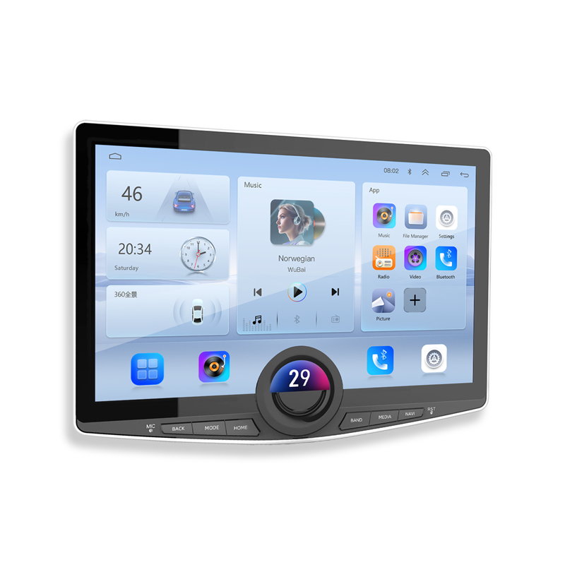 8581 8 Core Carplay Digital Signal Processor RDS 2K 11.88 Inch QLED Large Screen 2 DIN GPS Bluetooth Touch Screen Car DVD Player