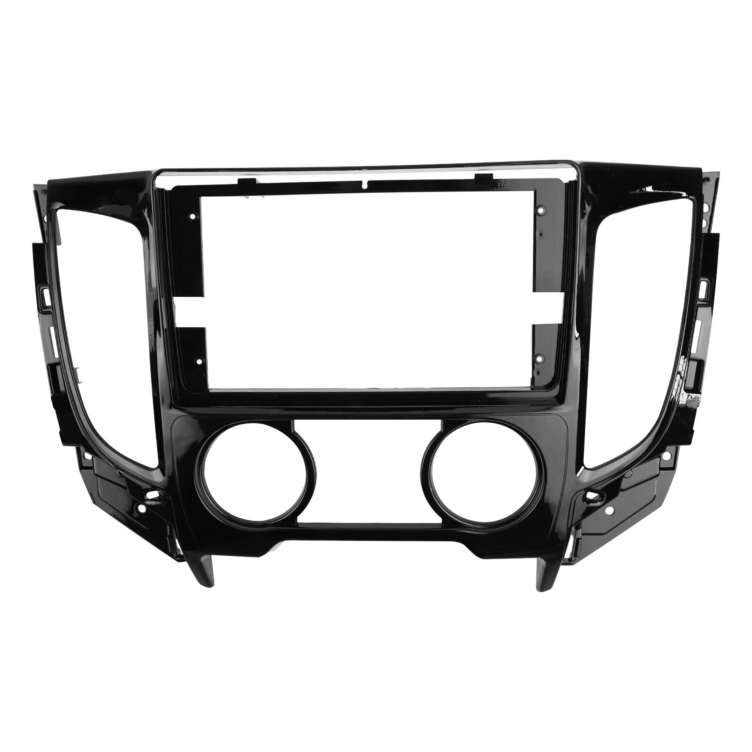 Stereo Panel for MITSUBISHI TRITON 9INCH MANUAL AC Car Radio Fascia GPS Navigation Frame Dash Installation Trim Kit Bezel