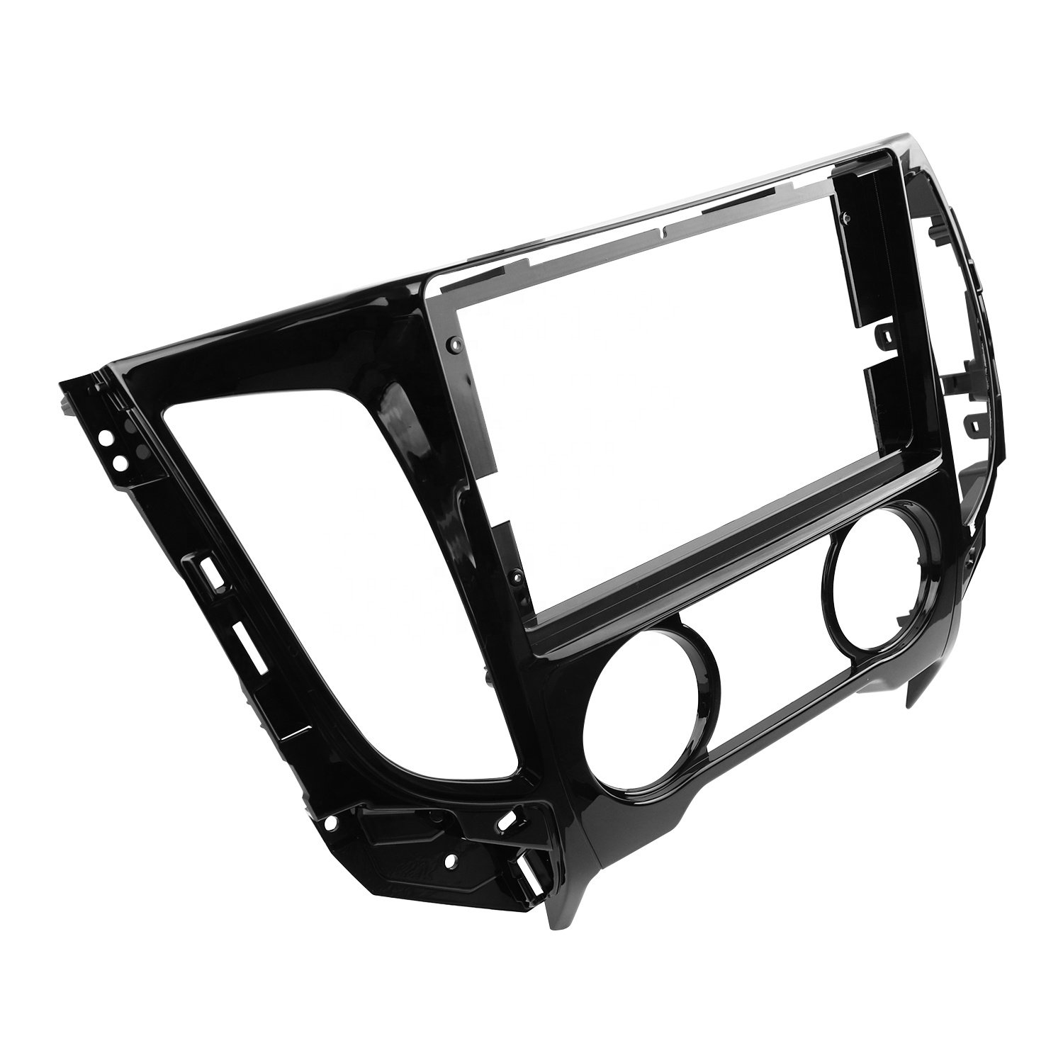Stereo Panel for MITSUBISHI TRITON 9INCH MANUAL AC Car Radio Fascia GPS Navigation Frame Dash Installation Trim Kit Bezel