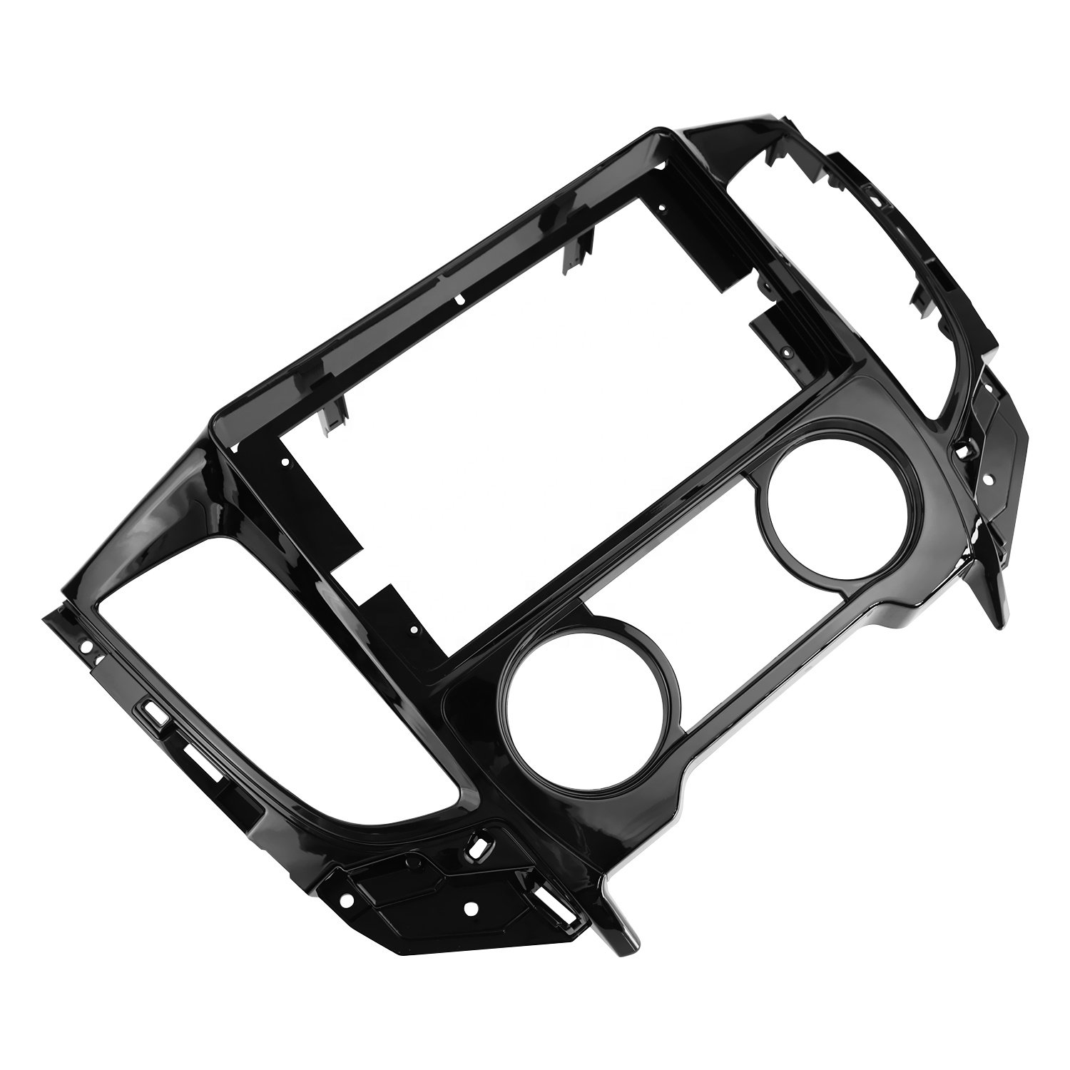 Stereo Panel for MITSUBISHI TRITON 9INCH MANUAL AC Car Radio Fascia GPS Navigation Frame Dash Installation Trim Kit Bezel