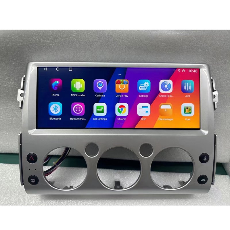 12.3 inch dvd car radio stereo android 11 touch screen multimedia player carplay For Toyota Land Cruiser FJ 2010-2020
