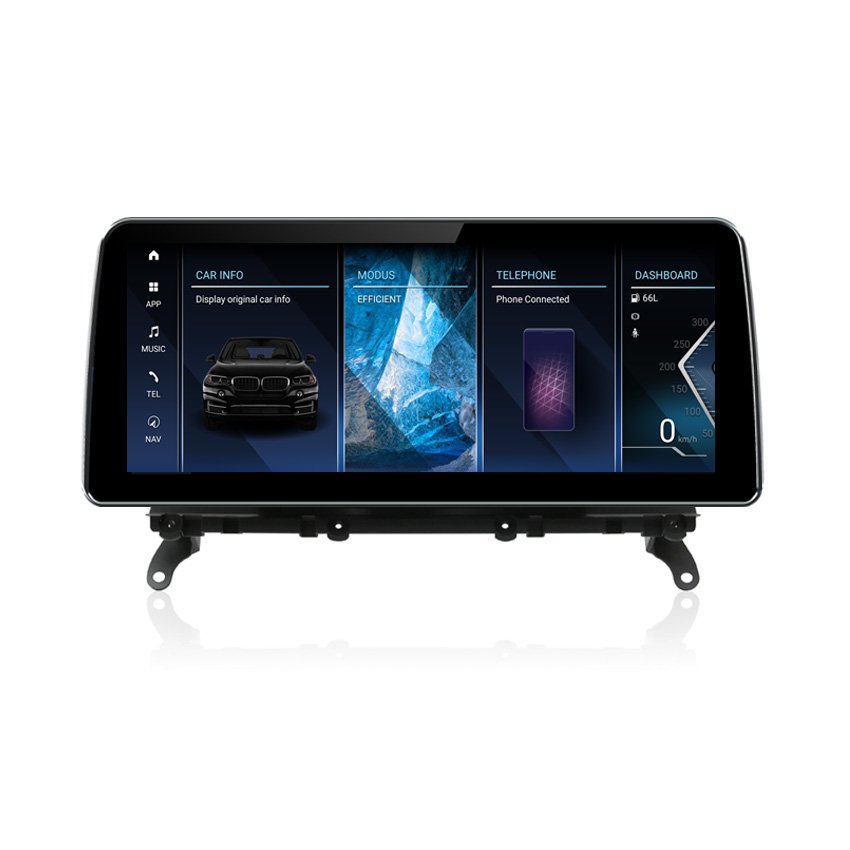 KANOR 12.3" Android 13 Screen Auto Carplay For BMW X3 F25 X4 F26 Multimedia Head Unit With Original Navigation Upgrade Display