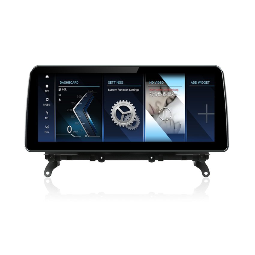 KANOR 12.3" Android 13 Screen Auto Carplay For BMW X3 F25 X4 F26 Multimedia Head Unit With Original Navigation Upgrade Display