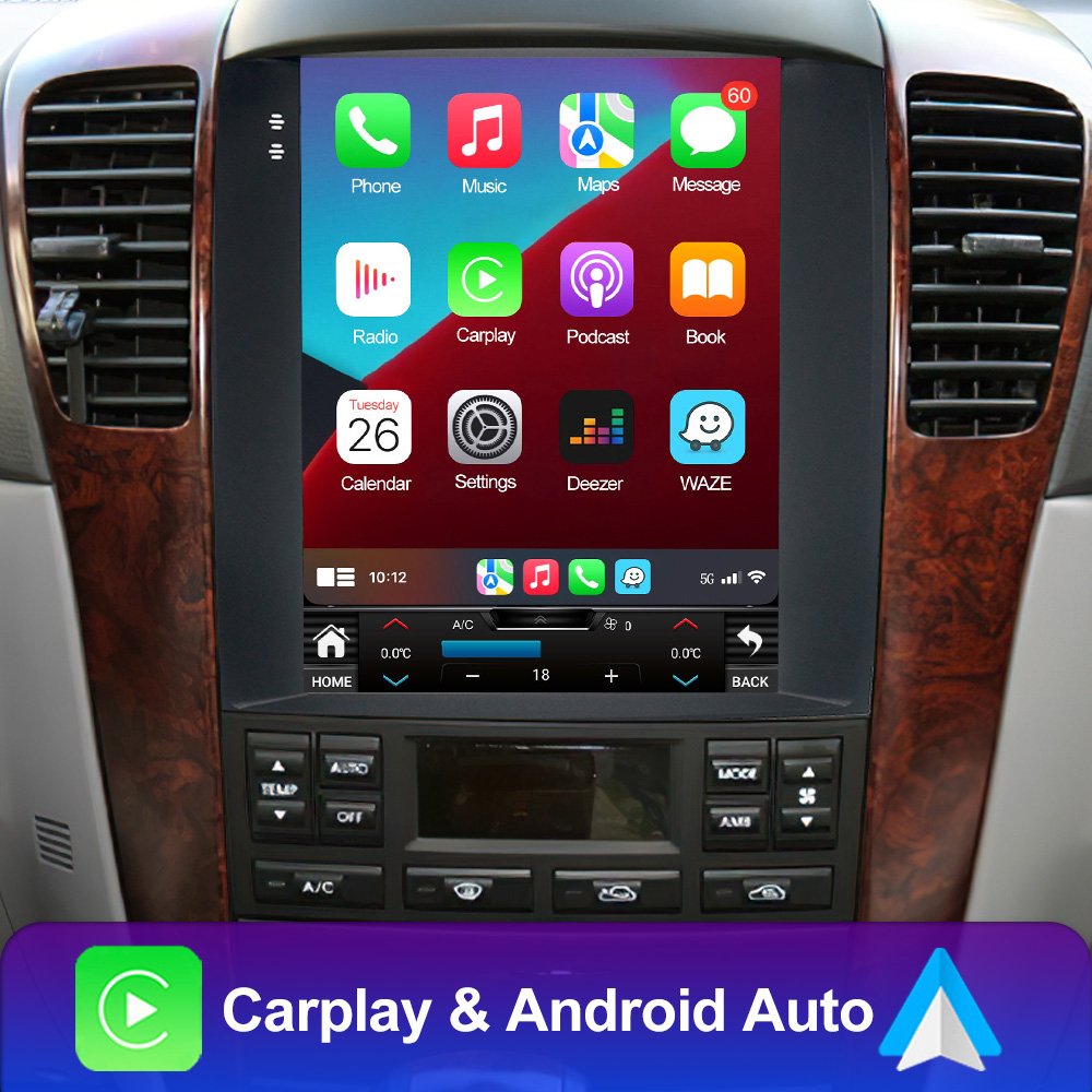 LEHX 8 Core L6 Pro 2 Din Radio Car Android Multimedia Player For KIA Sorento BL 2002 - 2006 Tesla Style Carplay auto GPS Stereo