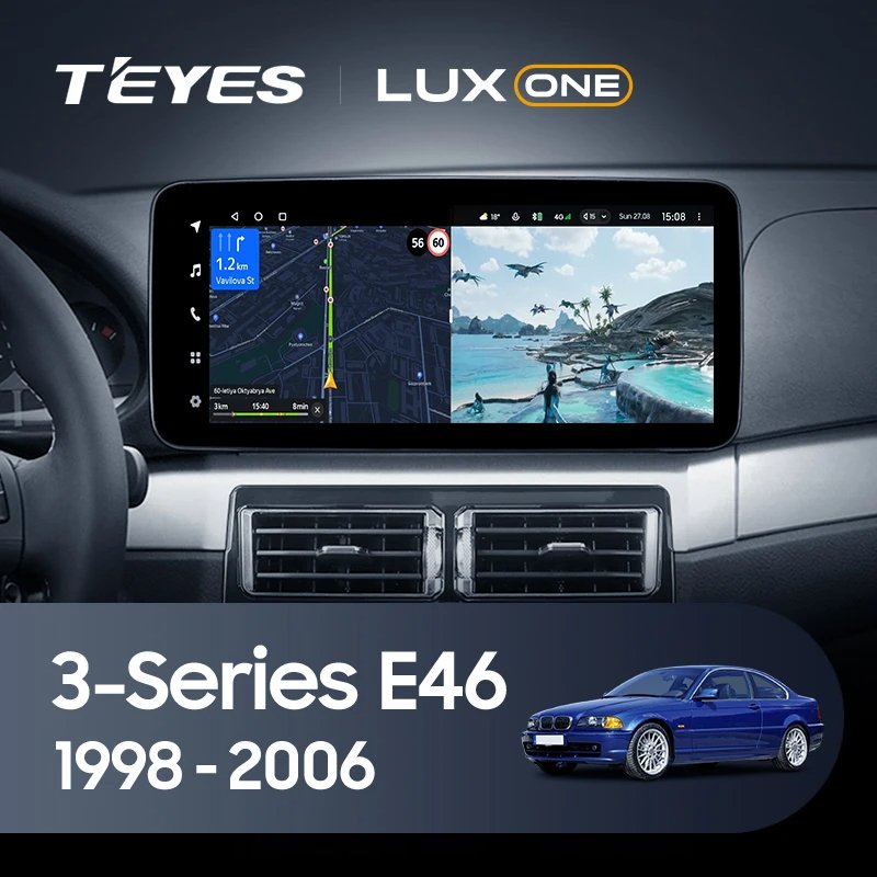 TEYES LUX ONE For BMW 3-Series 3 Series E46 1998 - 2006 Car Radio Multimedia Video Player Navigation GPS Android No 2din 2 din