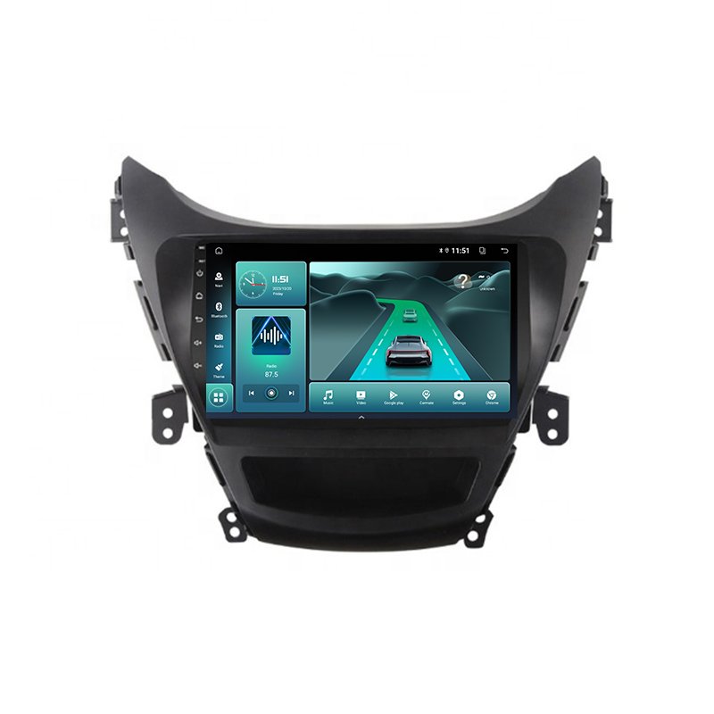 Android 10 Car Radio 2+32GB WIFI BE GPS FM Player Screen For Hyundai Elantra 2012-2013 Head Unit 9 Inch Frame Stereo
