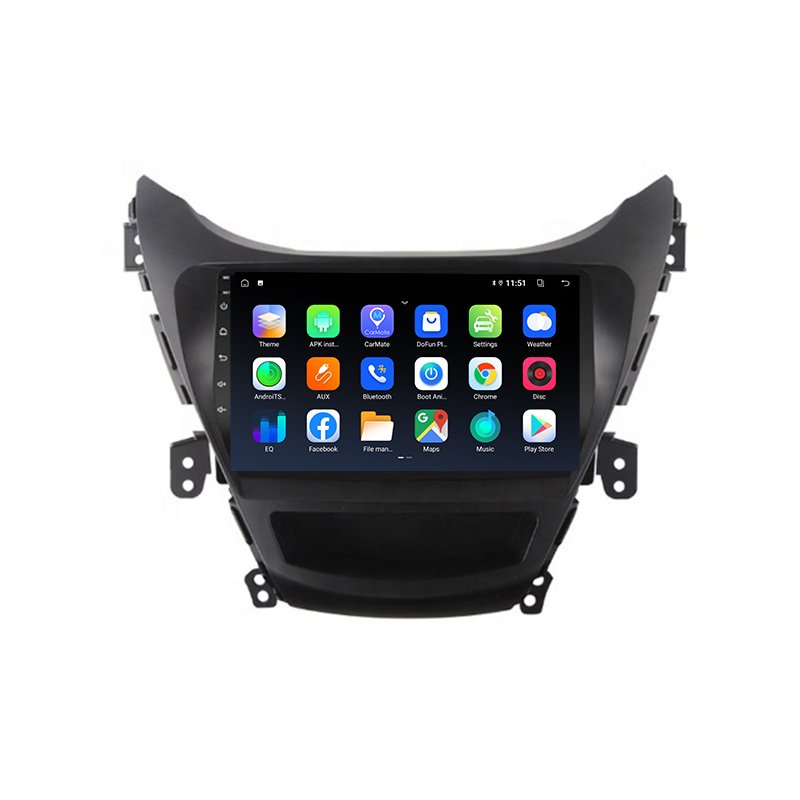 Android 10 Car Radio 2+32GB WIFI BE GPS FM Player Screen For Hyundai Elantra 2012-2013 Head Unit 9 Inch Frame Stereo