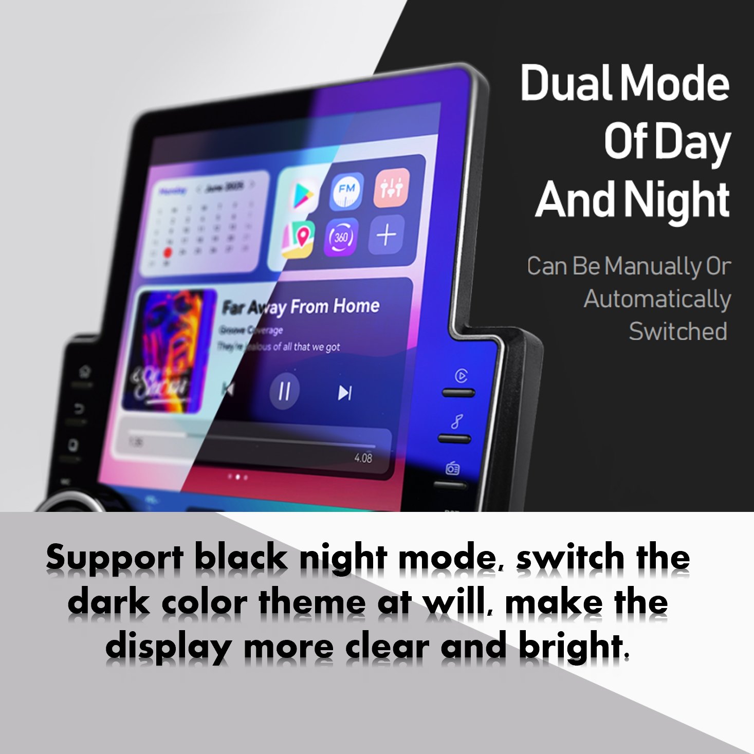 Zmecar Android OS 9.7" Vertical Diamond 2k Series Screen Dual Knob DSP 4G Wireless Carplay Android Auto Car DVD Player