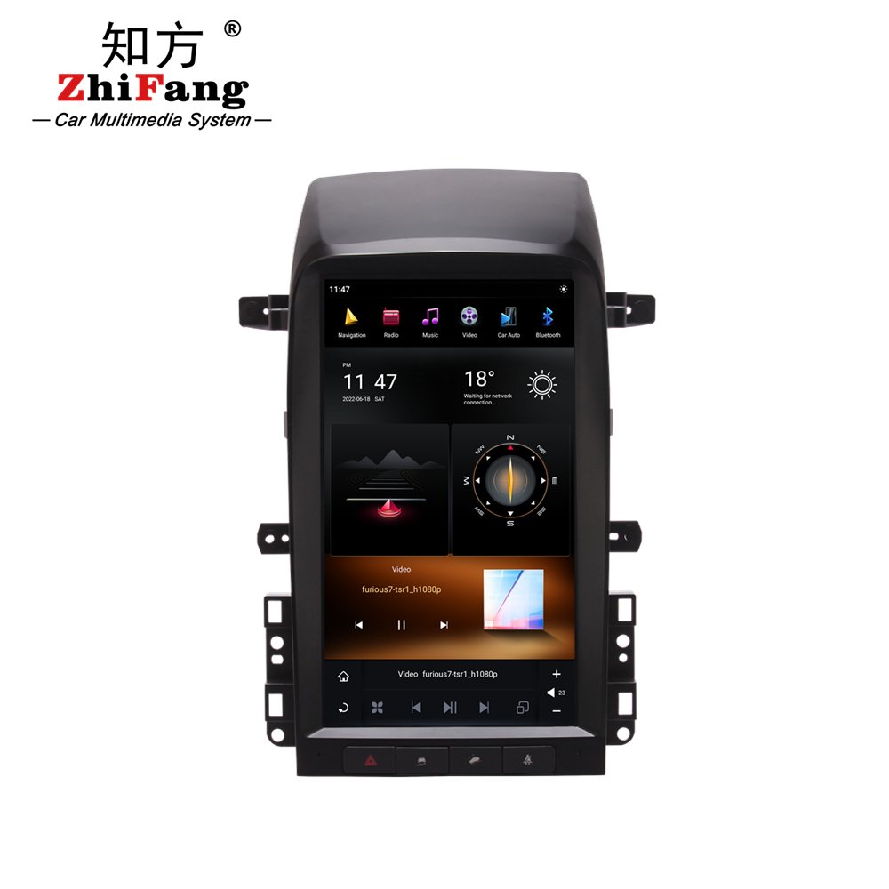13.6 inch android 11 car dvd player gps navigation radio auto stereo for Chevrolet captiva 2008-2012 year