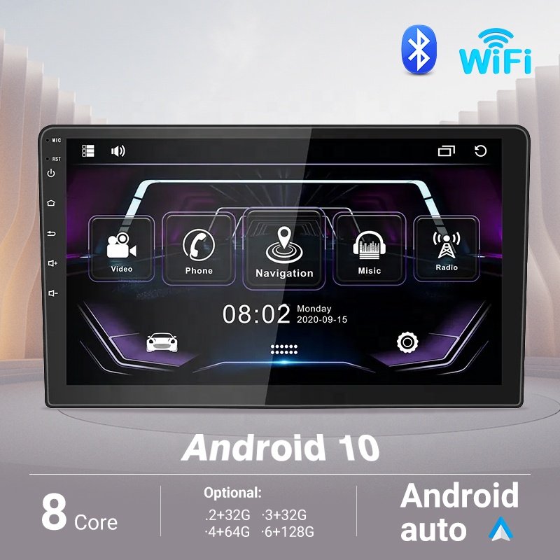 2 DIN t3l android player Touch Screen Car gps Navigation autoradio 10 inch car android dvd player multimedia