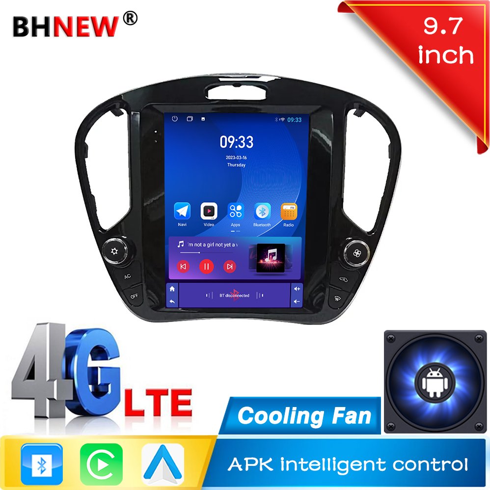 9.7" tesla Style car video player For Nissan juke 2011-2019 GPS navigation built-in dsp carplay car android radio head unit