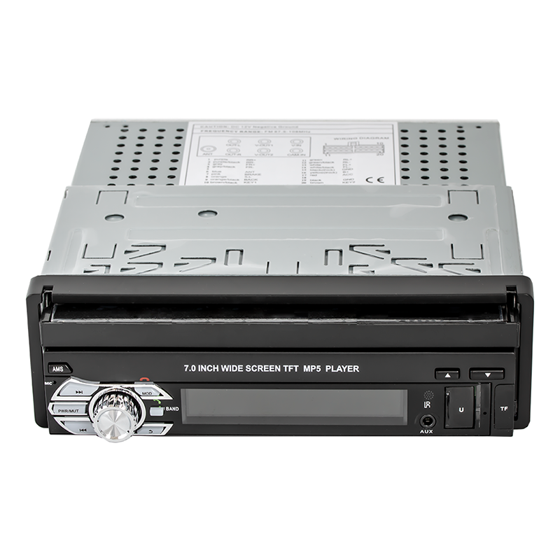 2024 Karjoys New Car DVD Player 7-inch Telescopic machine car Radio MP5 Radio media player