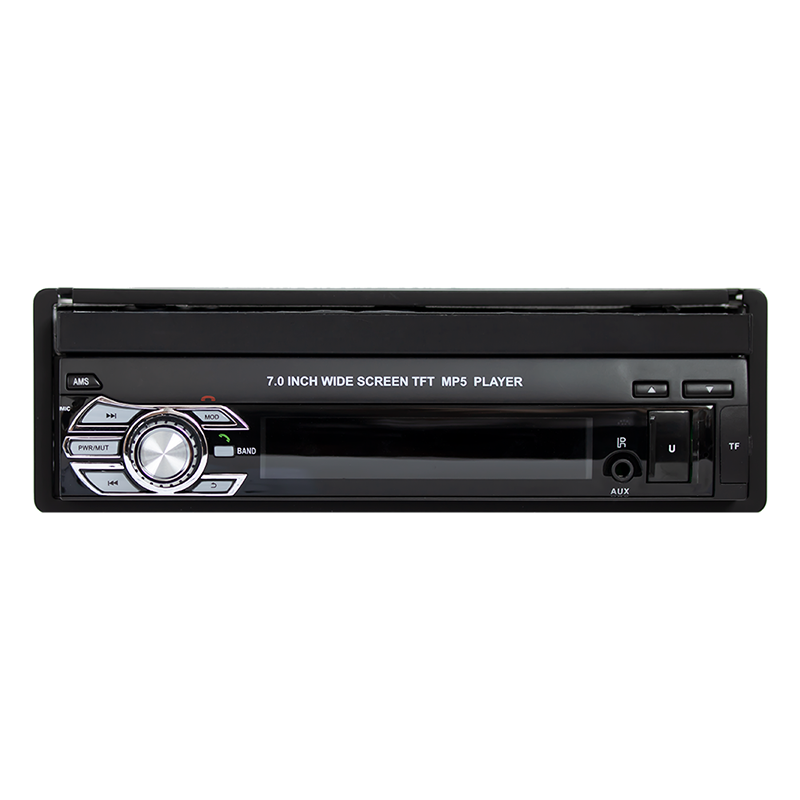 2024 Karjoys New Car DVD Player 7-inch Telescopic machine car Radio MP5 Radio media player