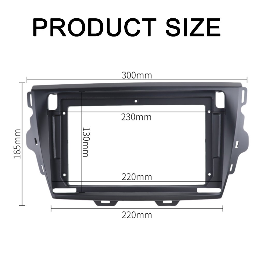 Car Radio Fascia for 2015 GREAT WALL VOLEEX C30 GPS Navigation Frame Audio Android Player Frame Dash Surround Trim Kit Panel