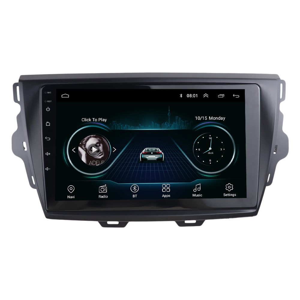 Car Radio Fascia for 2015 GREAT WALL VOLEEX C30 GPS Navigation Frame Audio Android Player Frame Dash Surround Trim Kit Panel