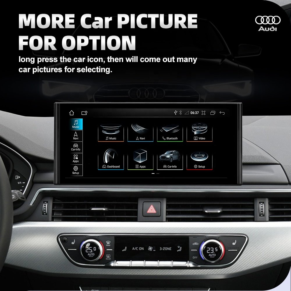 Android 12 Car DVD Player Multimedia Radio Android for Audi A4 B9 A5 2017-2019