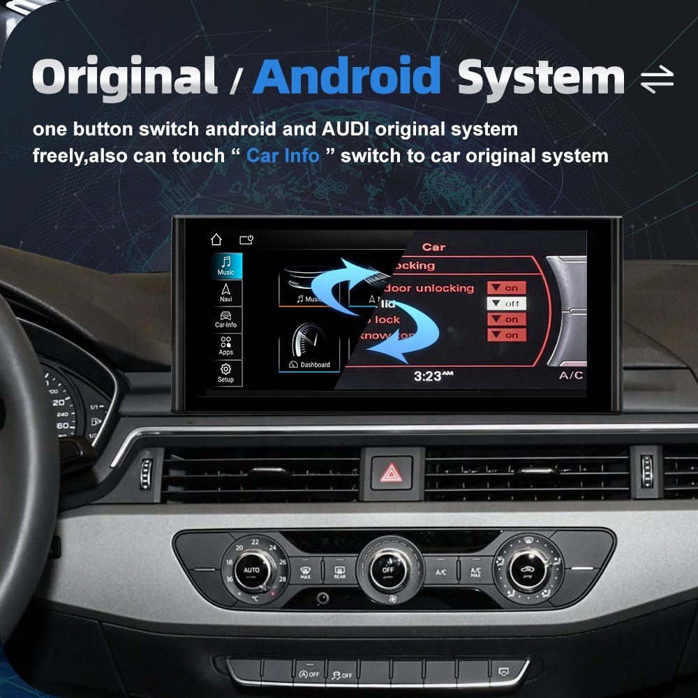 Android 12 Car DVD Player Multimedia Radio Android for Audi A4 B9 A5 2017-2019