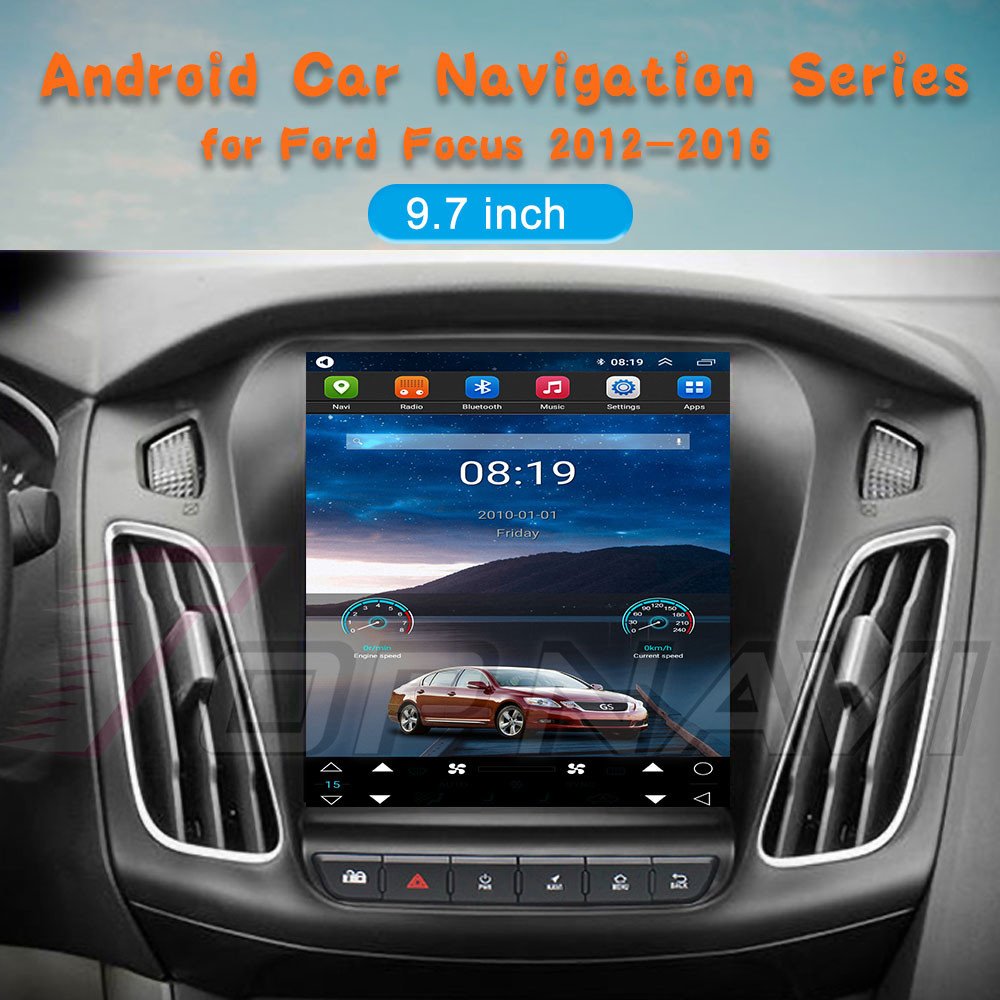 Car Stereo 9.7 Inch 2Din Multimedia Audio Carplay for Ford Focus 2012 2013 2014 2015 2016 Touch Screen Car Player