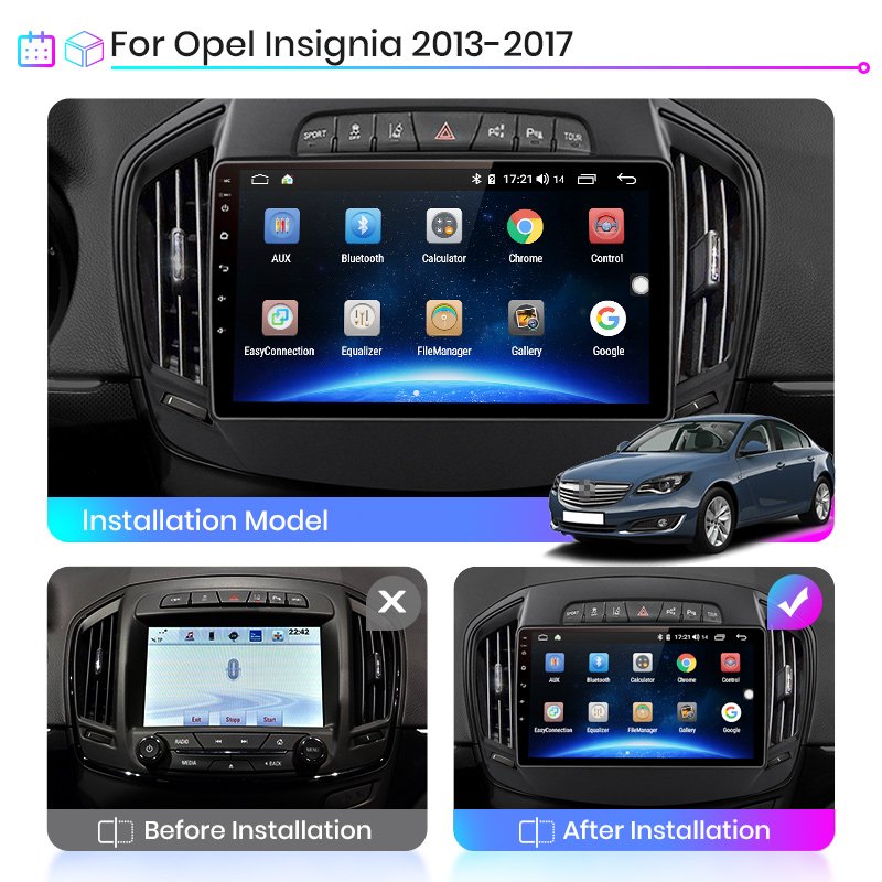 9" wifi Android 10.0 DSP CarPlay Car Radio Multimedia Video Player Auto Stereo GPS For Opel Insignia 2013-2017 2 Din Dvd player