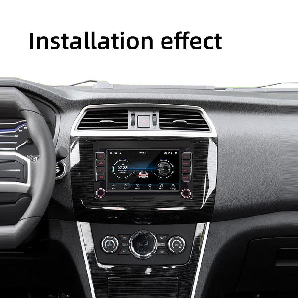 7 Inch WIFI BT Car DVD Player Auto Radio VW Volkswagen Models Golf Polo Tiguan Passat B7 B6 Leon RDS FM Android Car Multimedia