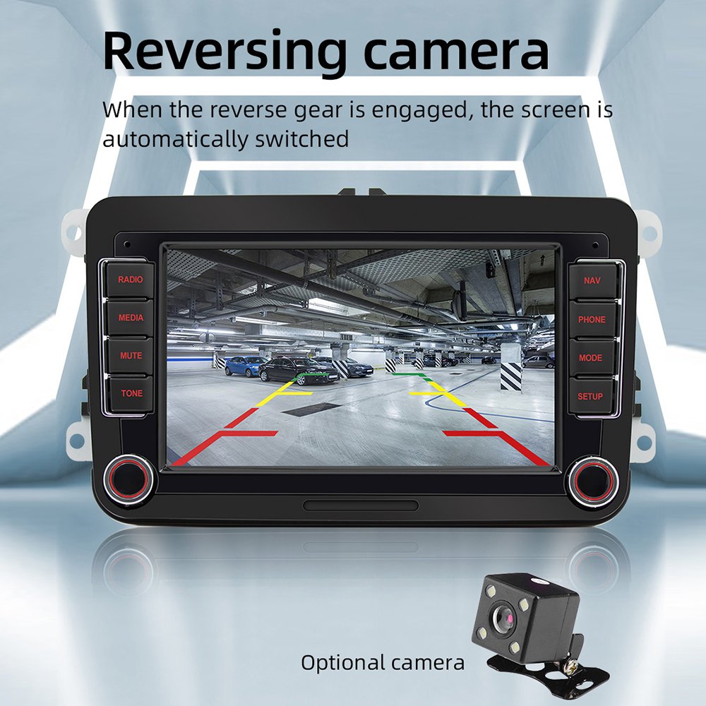 7 Inch WIFI BT Car DVD Player Auto Radio VW Volkswagen Models Golf Polo Tiguan Passat B7 B6 Leon RDS FM Android Car Multimedia