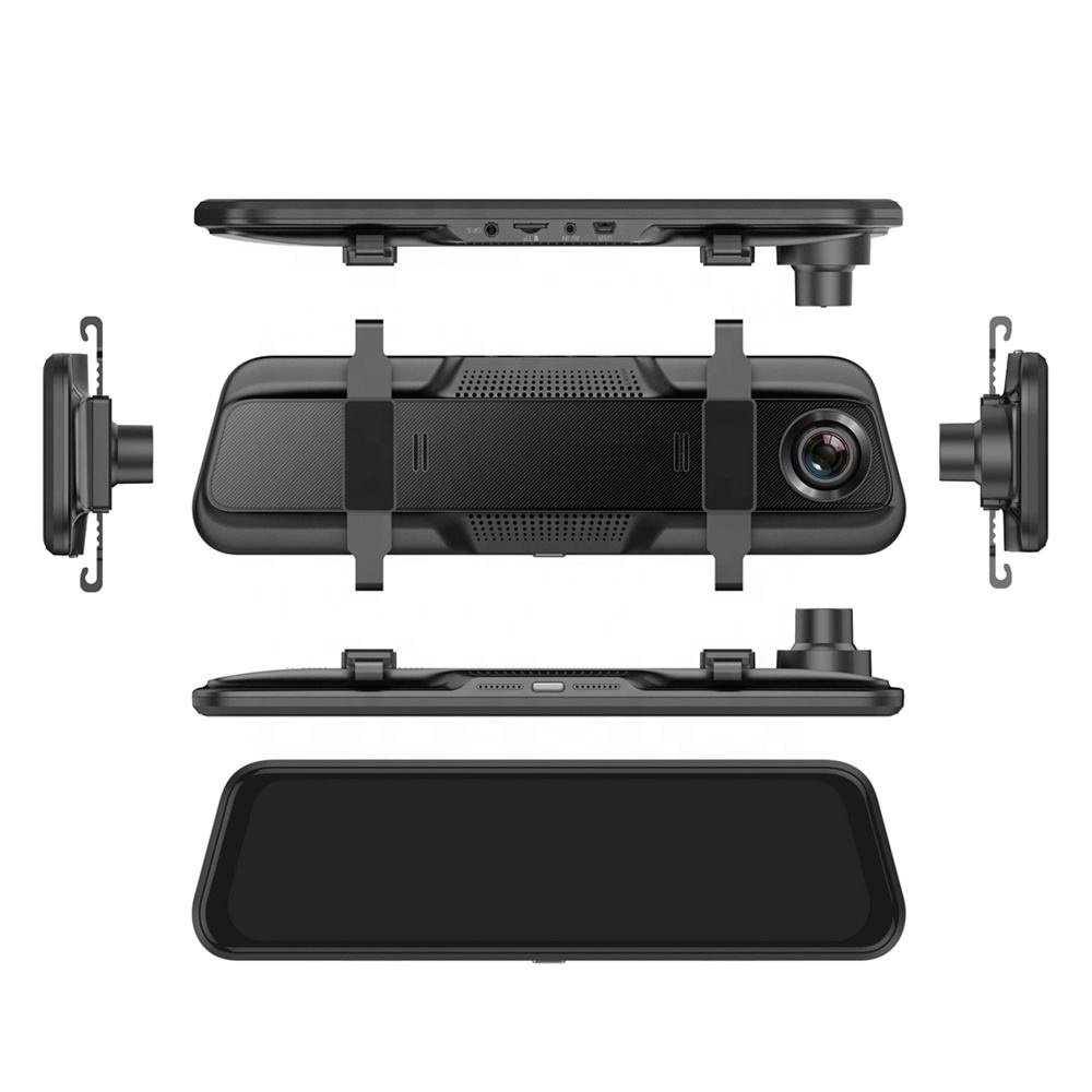 Relee Premium Wireless Carplay Mirror Dash Camera with 4K Resolution and Android Auto Integration
