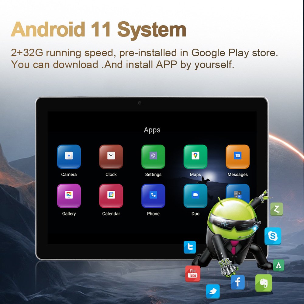10.1 Inch Android 11 Car DVD Player Bluetooth Mirror Link 4G Internet Function Touch Screen Rear Seat TV SIM Card Player Cars