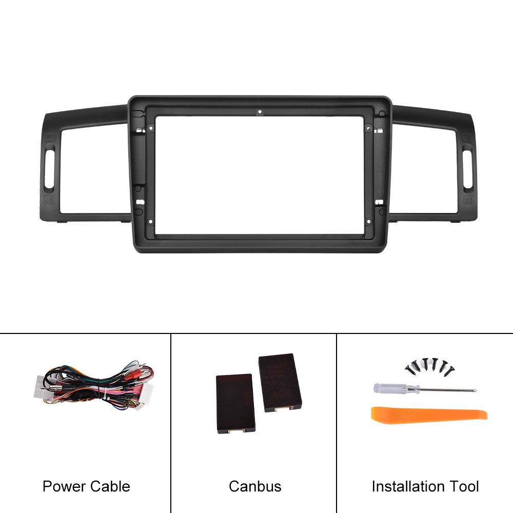 Podofo 9'' Car Radio Fascia Damage-free Special Kit Car DVD Player Frame For INFINITI M35 2007-2009/Nissan fuga 2005-2007