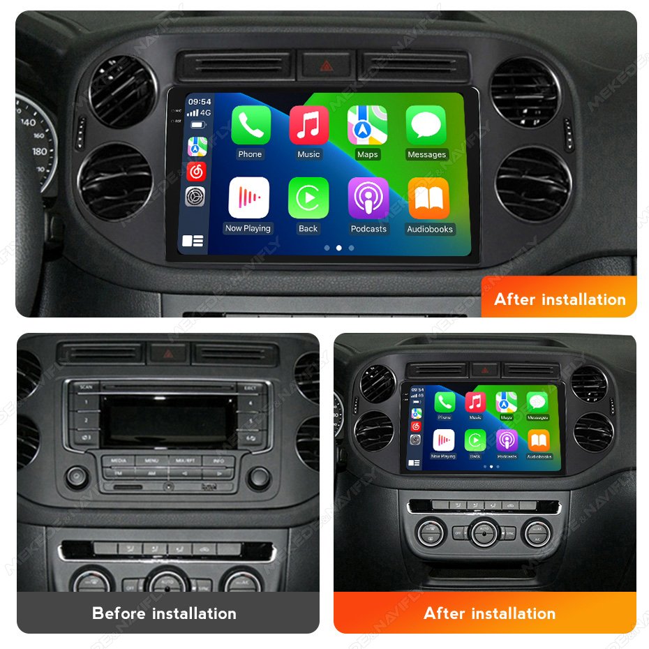 Android 11 8GB 128GB 7862 Car radio For VW Volkswagen Tiguan 1 NF 2006 2008-2016 Car-play 4G Car Multimedia 2din autoradio