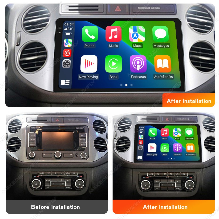 Android 11 8GB 128GB 7862 Car radio For VW Volkswagen Tiguan 1 NF 2006 2008-2016 Car-play 4G Car Multimedia 2din autoradio