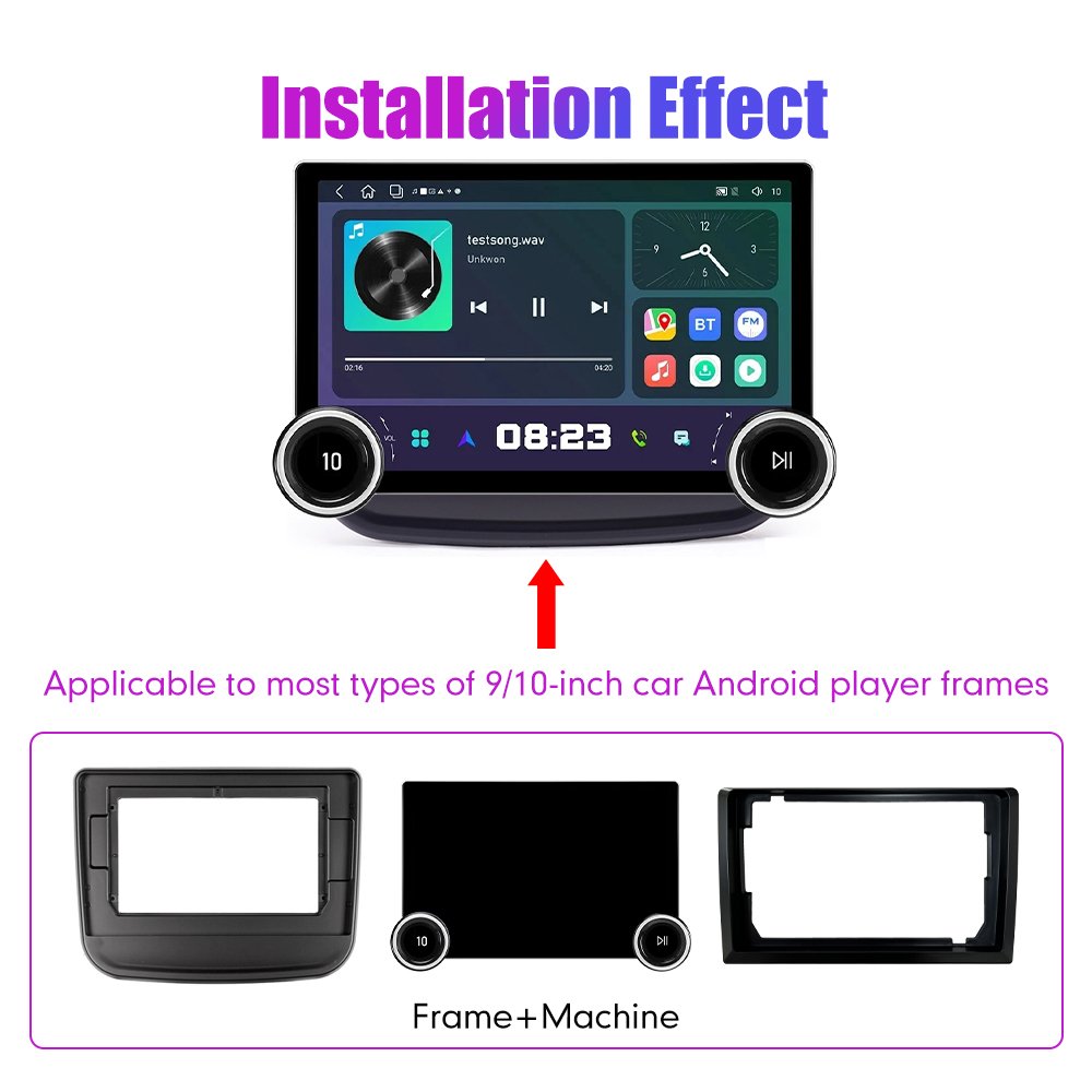 11.8 Inch 2K Dual Knobs 2 Din QLED Screen Car Radio For Chevrolet Equinox 2016 2017 2018 Multimedia Player Android Auto Carplay