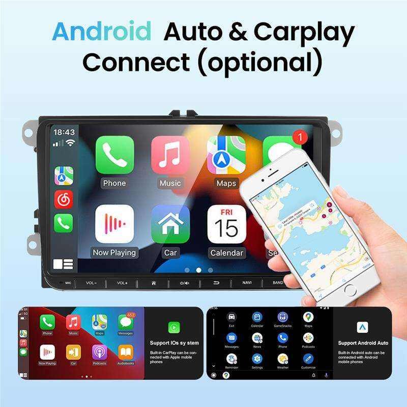 Double Din Android Car Radio 9" Auto radio WIFI GPS USB For Volkswagen Tiguan L 2017-2020 Android original style Car Dvd Player