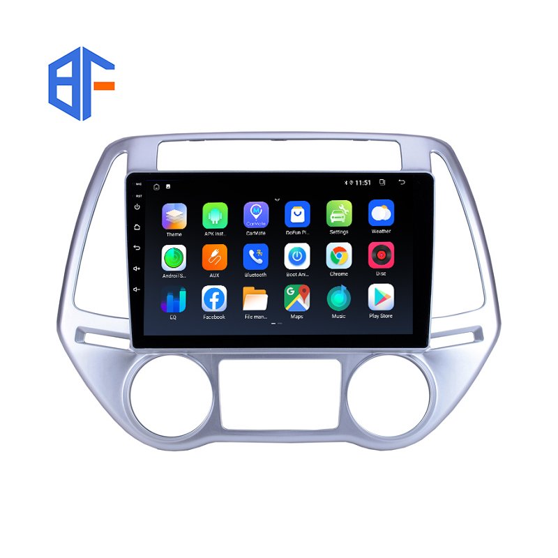 Android 10 Car DVD Radio Multimedia Stereo GPS Player For Hyundai I20 Manual Auto AC 2012-2014 Carpaly Screen 2+32GB