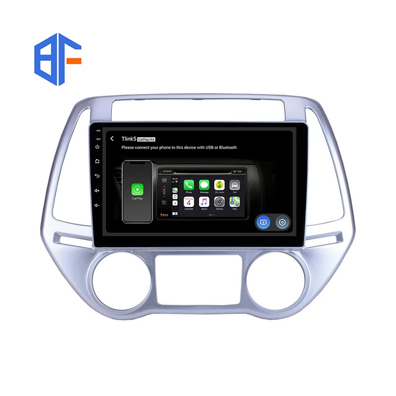 Android 10 Car DVD Radio Multimedia Stereo GPS Player For Hyundai I20 Manual Auto AC 2012-2014 Carpaly Screen 2+32GB