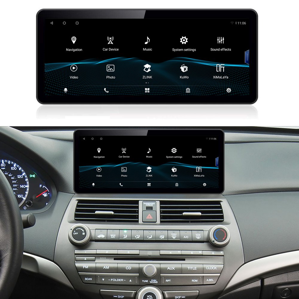 Road Top Android 10 12.3inch GPS Navigation 8Core LED Screen Video Stereo Auto Carplay Car DVD Player For Honda Accord 2018-2013