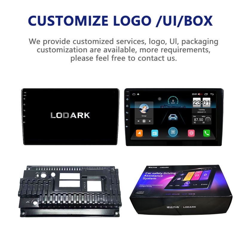 Factory L1 32GB Universal Car FM Radio 9 Inch Universal Touch Screen 2.5D Car DVD Player Android Auto WIFI Radio Bluetooth GPS