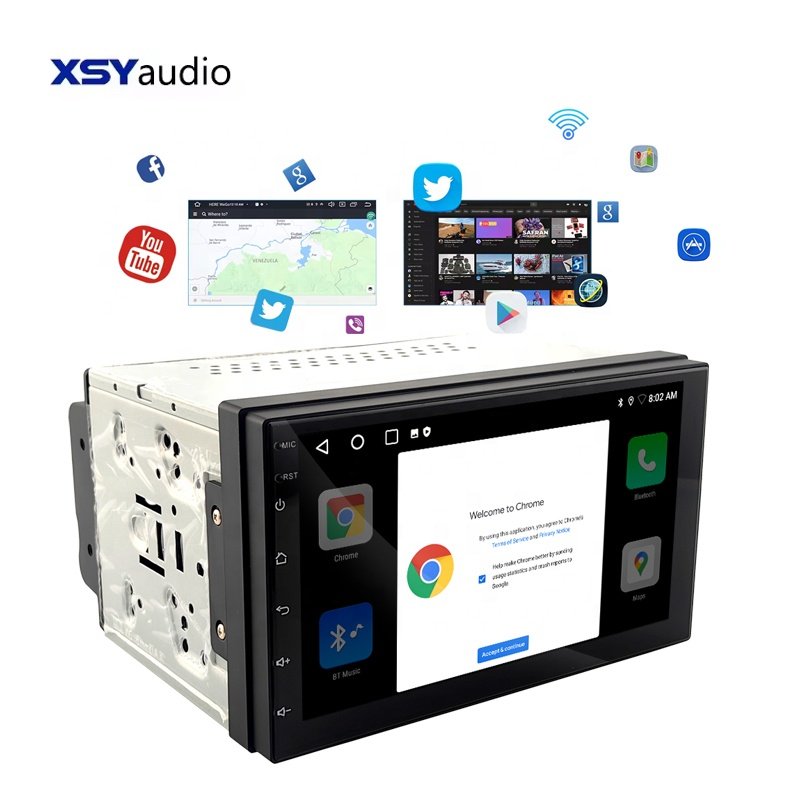 2 Din 7' Android Stereo Android 12 Car stereo Multimedia Video Phone link Car Dvd Player Car Android Player