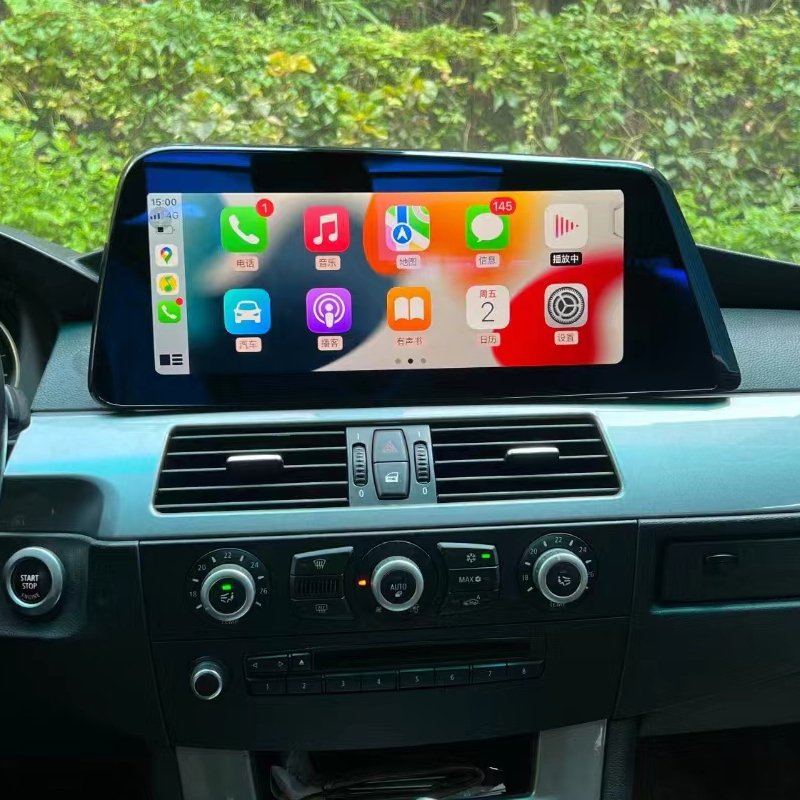 10.25 Inch Android Car dvd player touch screen radio gps navigation carplay For Bmw 5 series E60 2005-2010