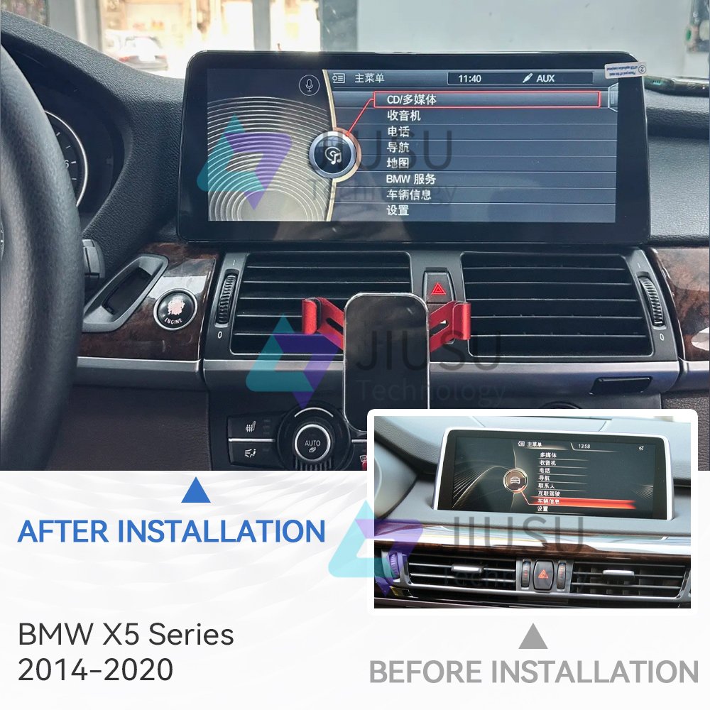 12.3inch Android 12 Car Radio GPS Navigation DVD Player Stereo Multimedia Audio System for BMW X5 F15 NBT EVO 2014-2020