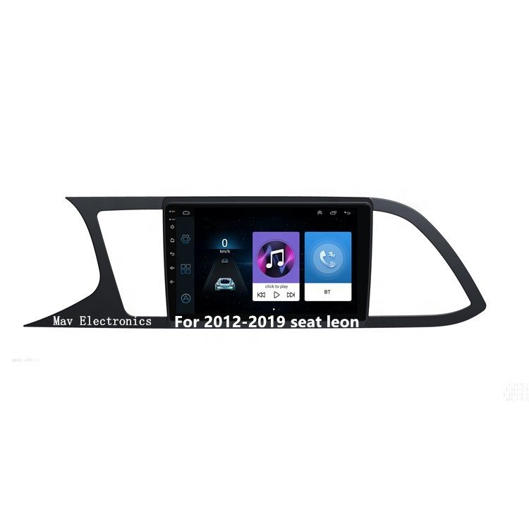 Car player For SEAT LEON car DVD player 9inch 2.5D Full screen Android 9.1 system Reversing visible Android car stereo radio