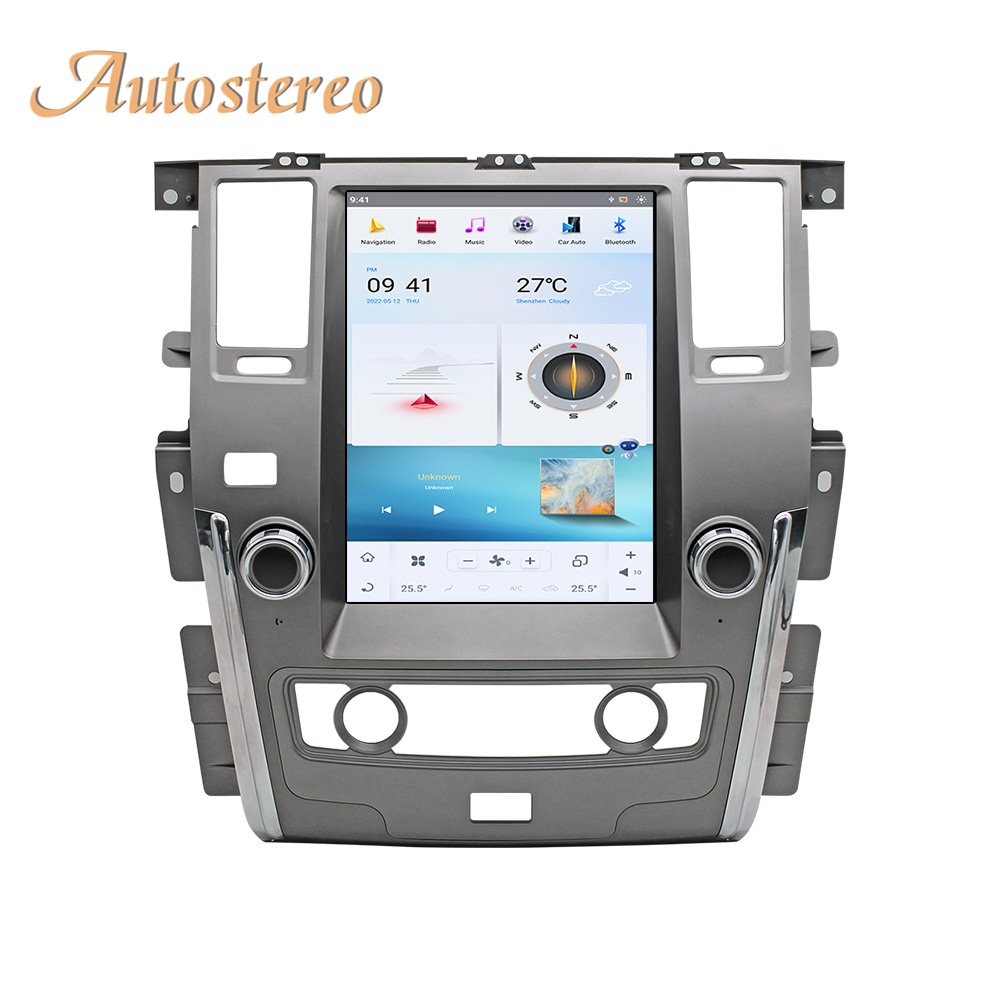 G6 Qualcomm 665 Android 11 128 Tesla Radio 12.1" For Nissan Patrol Y62 SE Car GPS Navigation Head Unit Multimedia Player Radio
