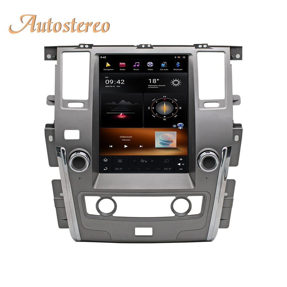 G6 Qualcomm 665 Android 11 128 Tesla Radio 12.1" For Nissan Patrol Y62 SE Car GPS Navigation Head Unit Multimedia Player Radio
