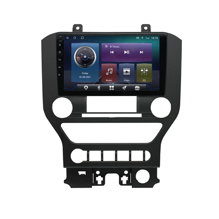 9'' Android Car DVD Player Touch Screen Radio Stereo Car Audio Video GPS Navigation For Ford Mustang 2015 2016 2017 2018~2020
